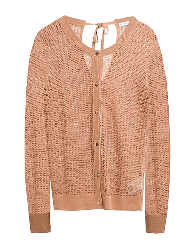 BALLANTYNE Cardigan Camel 100% Linen