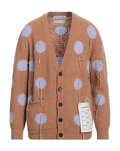 AMARANTO Cardigan Camel 57% Wool, 28% Cashmere, 15% Nylon