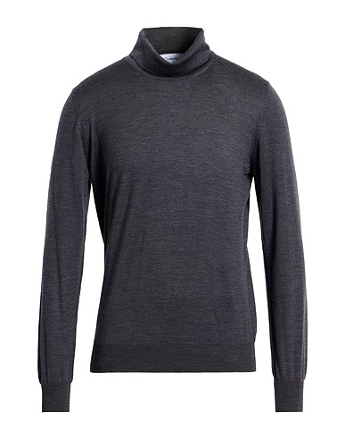 LARDINI Turtleneck Charcoal 100% Wool