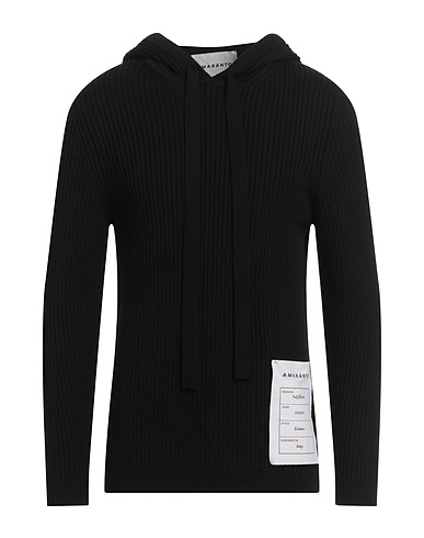 AMARANTO Pullover Nero 100% Lana