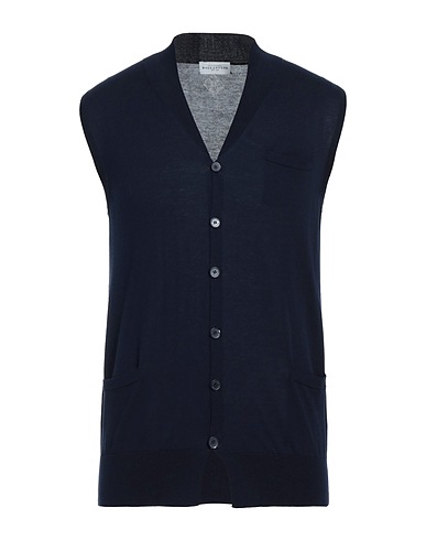 BALLANTYNE Cardigan Midnight blue 100% Cotton