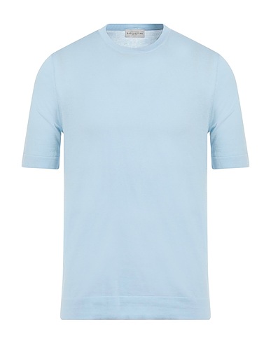 BALLANTYNE Jumper Sky blue 100% Cotton