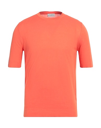 BALLANTYNE Jumper Orange 100% Cotton