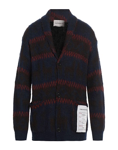 AMARANTO Cardigan Midnight blue 57% Acrylic, 19% Polyamide, 13% Mohair wool, 7% Wool, 4% Viscose