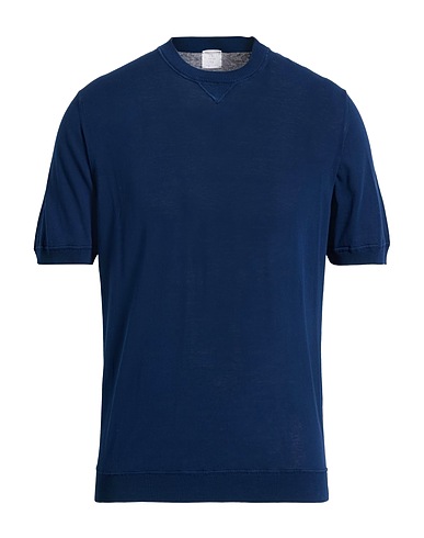 ELEVENTY Pullover PLATINUM Bleu marine 100% Coton