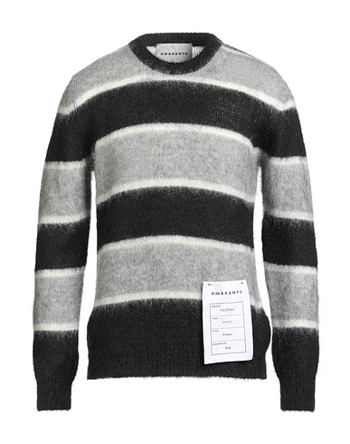 AMARANTO Jumper Black 50% Mohair wool, 32% Polyamide, 18% Wool