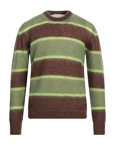AMARANTO Jumper Green 50% Mohair wool, 32% Polyamide, 18% Wool