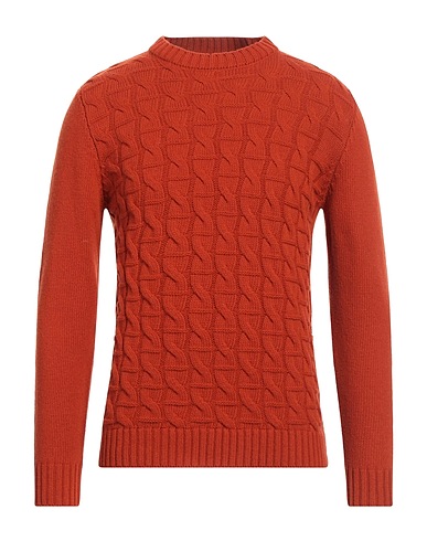 GREY DANIELE ALESSANDRINI Sweater Rust 80% Wool, 20% Polyamide