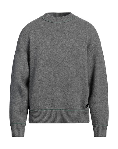 SACAI カシミヤニット グレー カシミヤ 52% / コットン 45% / ナイロン 2% / ポリウレタン 1%