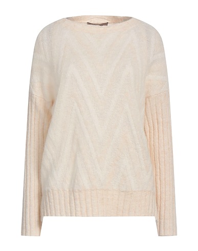 D.EXTERIOR Pullover Panna 45% Lana Merino, 27% Lana di alpaca, 25% Poliammide, 3% Elastan