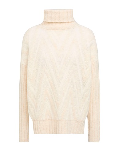 D.EXTERIOR Turtleneck PANNA 46% Virgin Wool, 26% Alpaca wool, 25% Polyamide, 3% Elastane