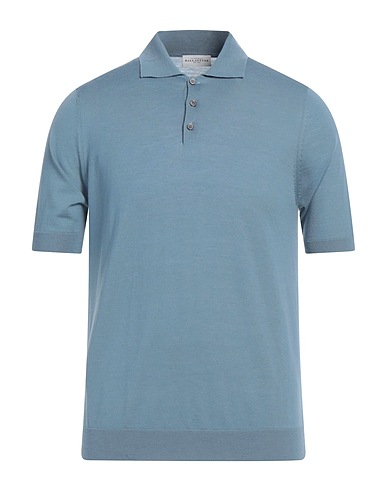 BALLANTYNE Jumper Slate blue 100% Wool