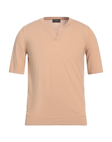 BALLANTYNE Jumper Sand 100% Cotton