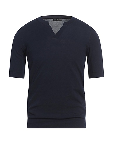 BALLANTYNE Pullover Blu notte 100% Cotone