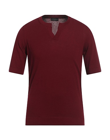 BALLANTYNE Pullover Bordeaux 100% Cotone