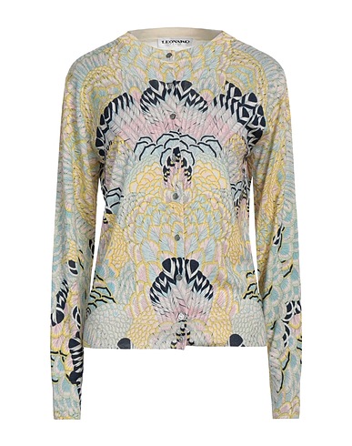 LEONARD Paris カーディガン オフホワイト シルク 55% / ウール 40% / カシミヤ 5%