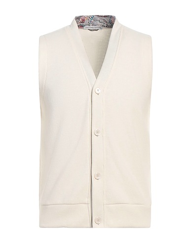 GREY DANIELE ALESSANDRINI Cardigan Cream 60% Polyester, 20% Acrylic, 20% Viscose
