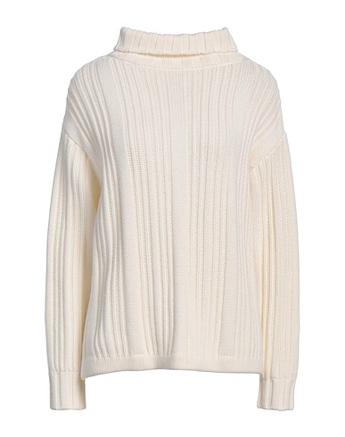 MAX MARA Polo neck Ivory 70% Wool, 30% Cashmere