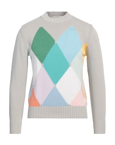 BALLANTYNE Jumper Light grey 100% Cotton