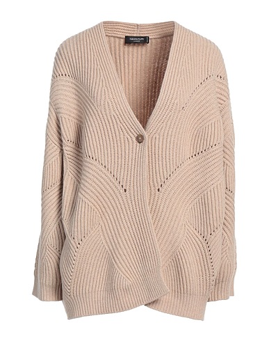 FABIANA FILIPPI Cardigan Sand 95% Cashmere, 5% Virgin Wool