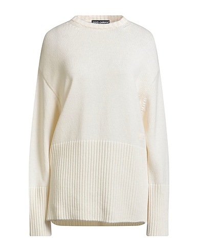 DOLCE&GABBANA Cashmere blend Ivory 100% Cashmere