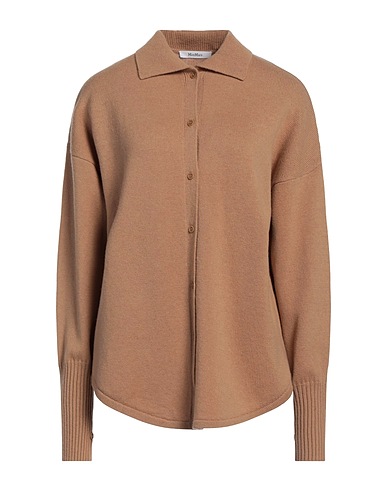 MAX MARA カーディガン キャメル ウール 70% / カシミヤ 30%