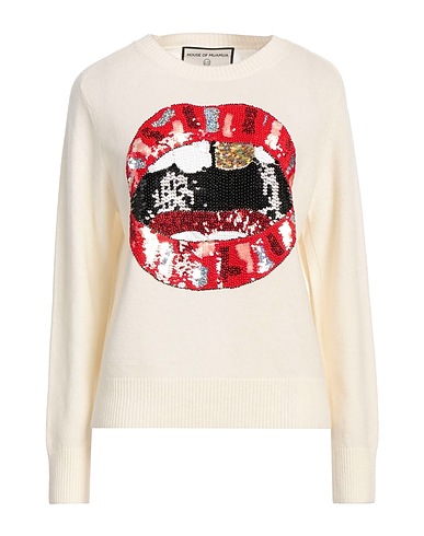 HOUSE OF MUA MUA Jumper Cream 100% Merino Wool