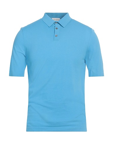 BALLANTYNE Jumper Azure 100% Cotton