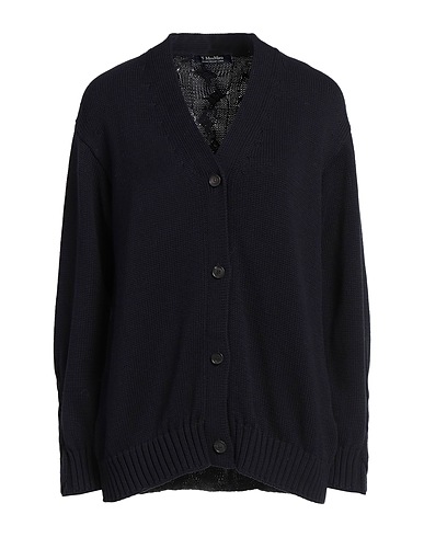 'S MAX MARA Cardigan Blu notte 100% Cotone