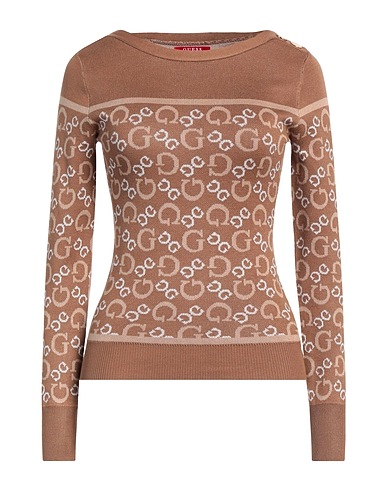 GUESS Sweater Camel 80% Viscose, 20% Polyester