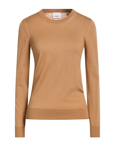 BURBERRY Sweater Camel 100% Wool, Polyamide, Elastane