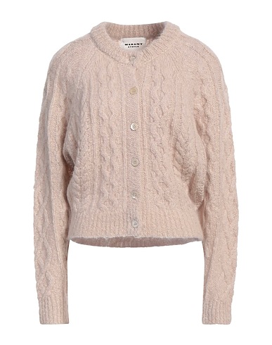 MARANT ÉTOILE Cardigan Taupe 50% Wool, 32% Mohair wool, 18% Polyamide