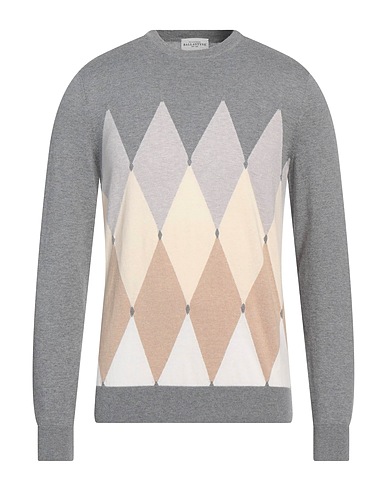 BALLANTYNE Pullover Hellgrau 85% Baumwolle, 15% Kaschmir