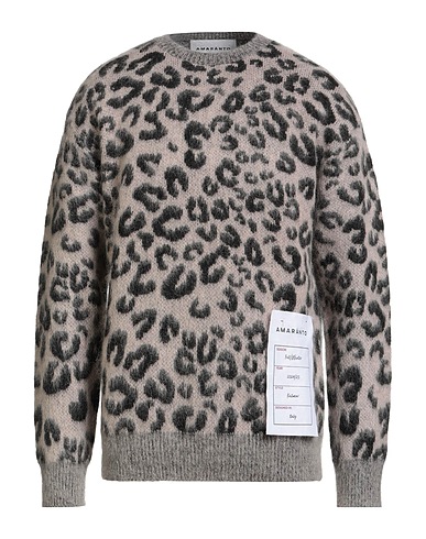 AMARANTO Pullover Maulwurfsgrau 90% Wolle, 10% Kaschmir, Mohairwolle, Polyamid