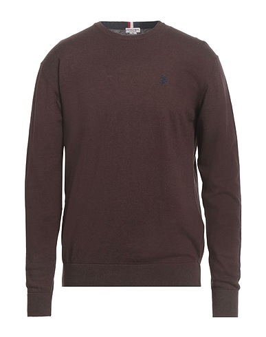 U.S.POLO ASSN. Jumper Dark brown 90% Cotton, 10% Cashmere