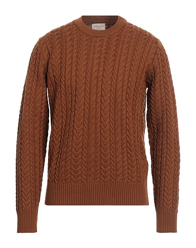 BROOKSFIELD Jumper Brown 100% Virgin Wool