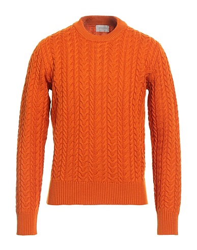 BROOKSFIELD Pullover Arancione 100% Lana Vergine