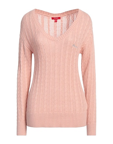 GUESS Jumper Pink 70% Acrylic, 30% Nylon