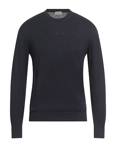 ALTEA Pullover Nachtblau 55% Leinen, 45% Baumwolle