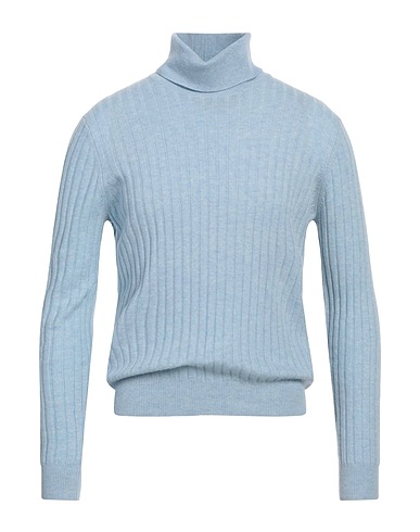 MALO Polo neck OPTIMUM Sky blue 70% Wool, 30% Cashmere