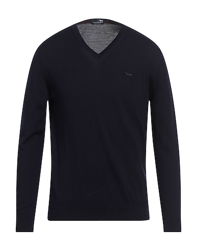 HARMONT & BLAINE Pullover Nachtblau 100% Wolle