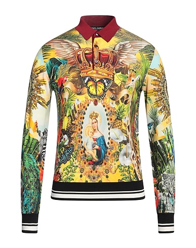 DOLCE&GABBANA Jumper Yellow 100% Silk