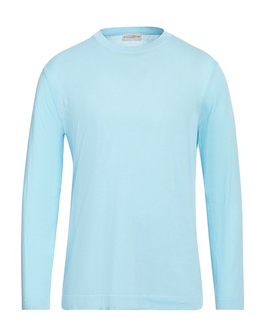 BALLANTYNE Pullover Himmelblau 100% Baumwolle