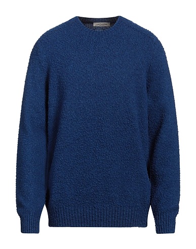 LA FILERIA Jumper Blue 100% Virgin Wool
