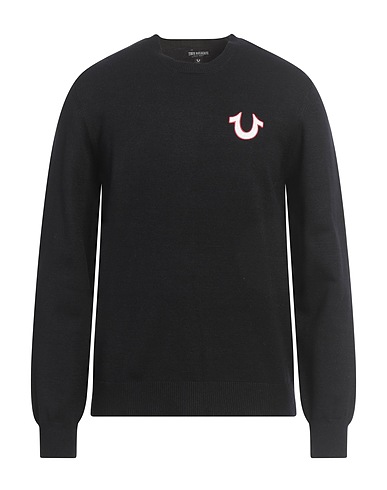 TRUE RELIGION Jumper Black 52% Viscose, 30% Polyester, 18% Nylon
