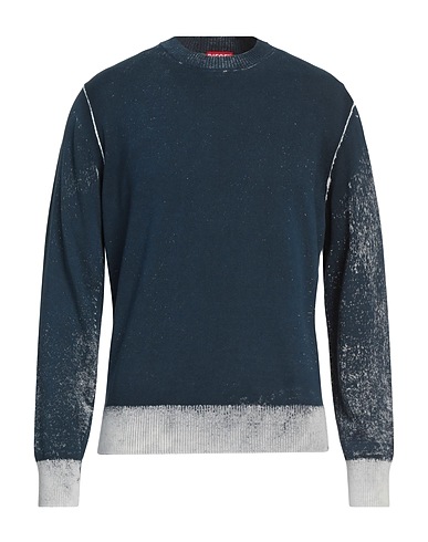 DIESEL Pullover Blu notte 100% Cotone