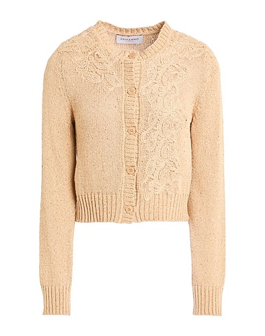 ERMANNO FIRENZE Cardigan Sabbia 60% Poliestere, 38% Cotone, 2% Altre Fibre
