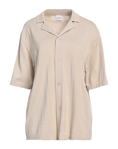 ASPESI Cardigan Beige 100% Cotton
