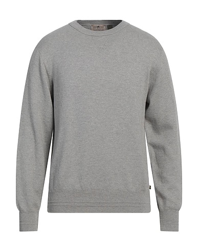 IRISH CRONE Jumper Light grey 100% Cotton