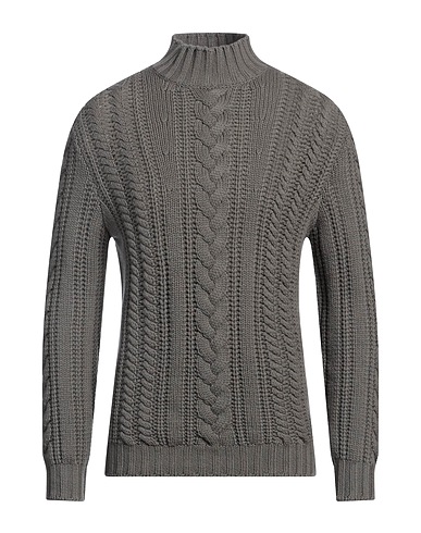 FEDELI Polo neck PIOMBO 100% Cashmere